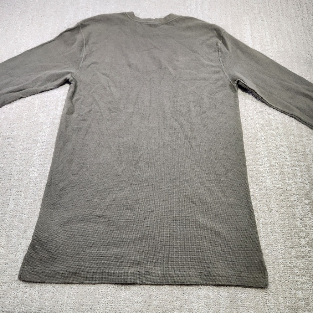Vintage Carhartt Shirt Men Large Tall Thermal Waffle Knit Workwear Green Y2K - Picture 6 of 10